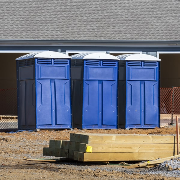 what is the maximum capacity for a single porta potty in Whitesburg GA
